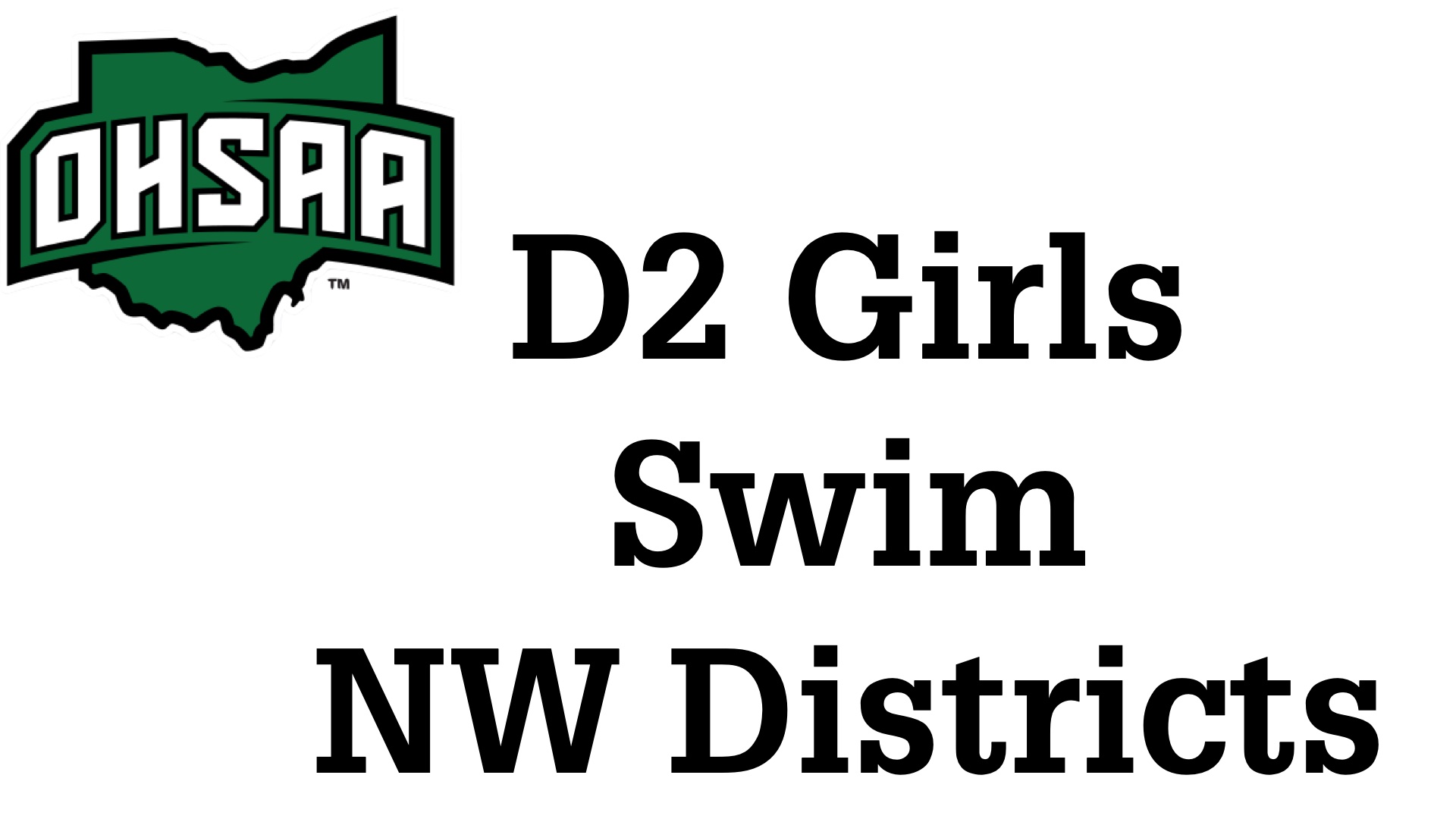 2026 D2 Girls - NW District Swim Meet